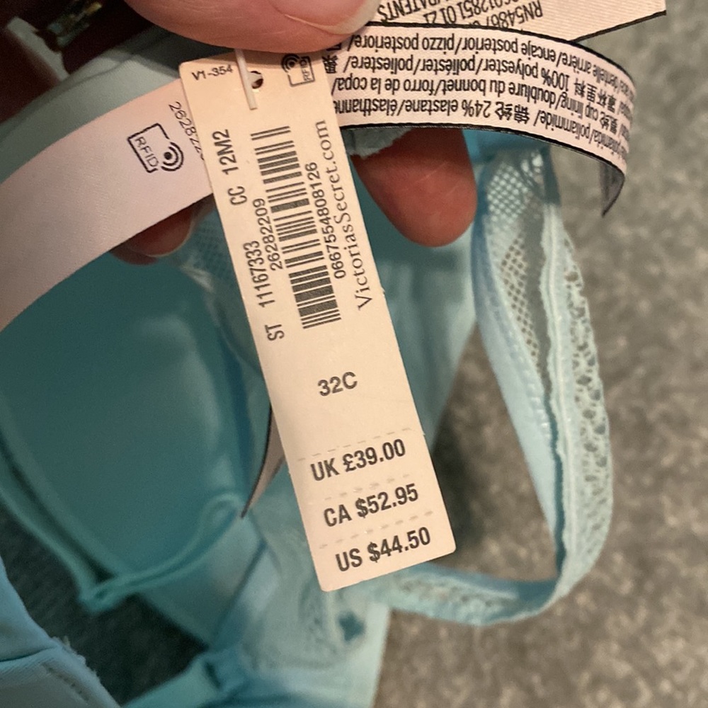 Victoria’s Secret NWT T-Shirt Lightly Lined Wireless Bra 32c - Picture 5 of 5